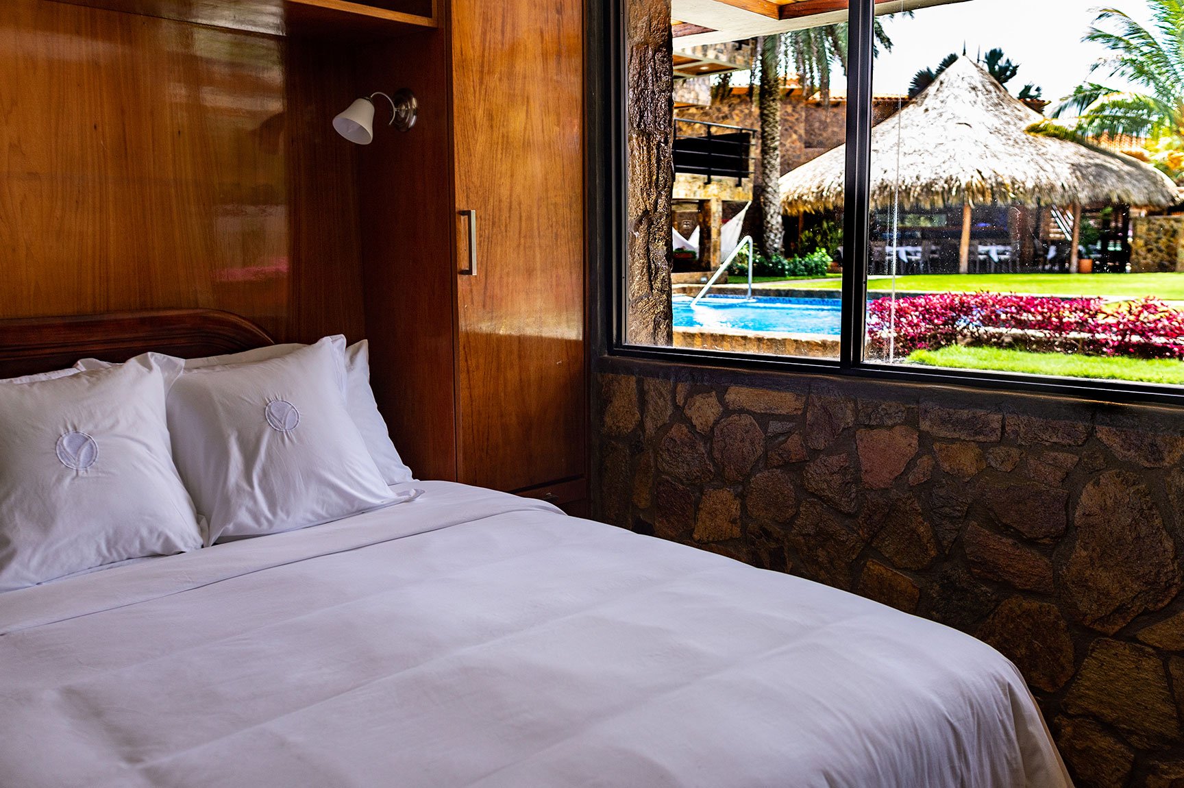 Bedroom in the Standard Suite at Vientos del Caribe